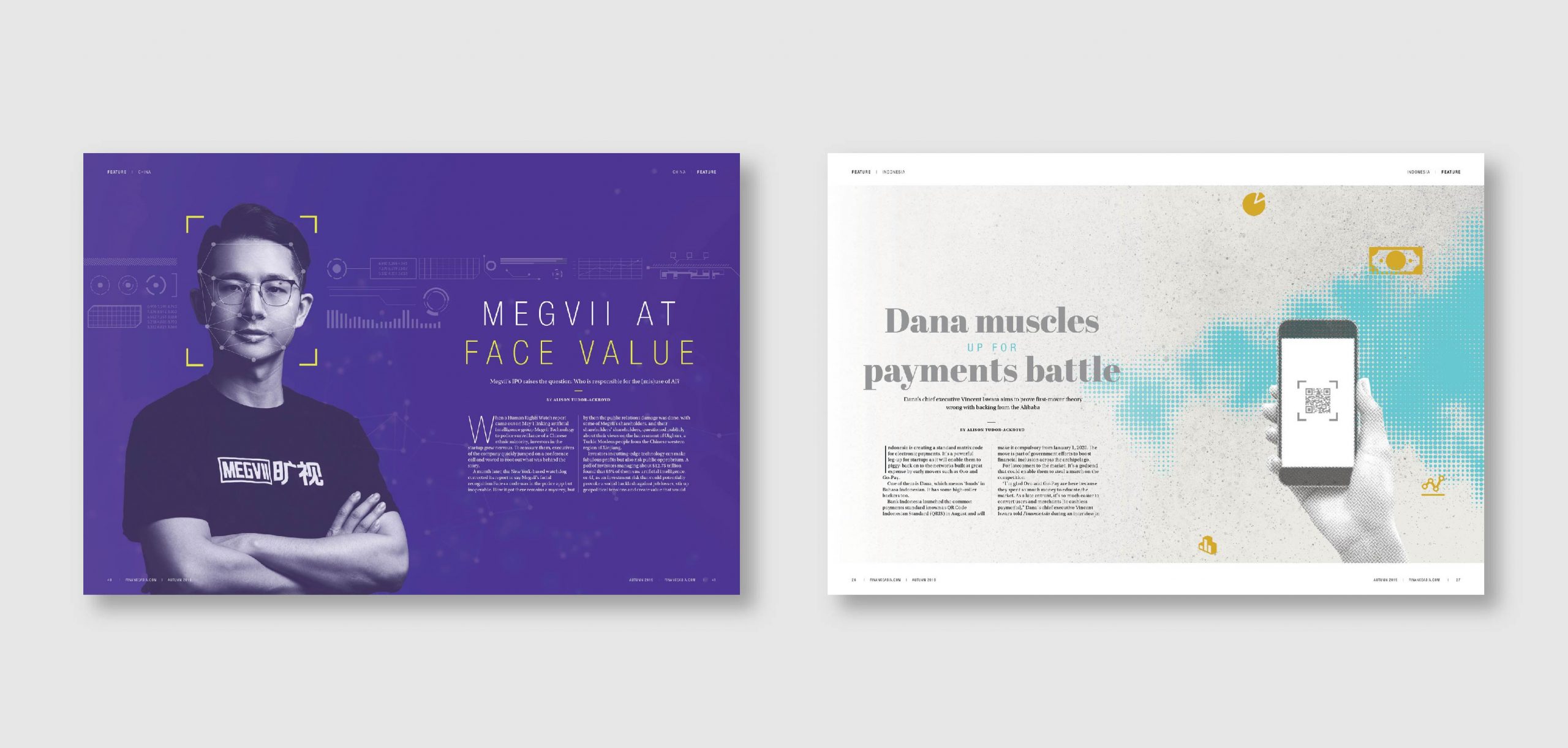 Finance Asia Magazine Design by Chris Howlett Dubai